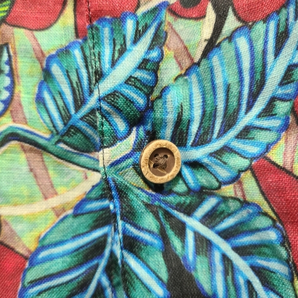 Robert Graham Havana Classic Fit Button-Down Shirt 3XL LINEN TROPICAL - Picture 6 of 12